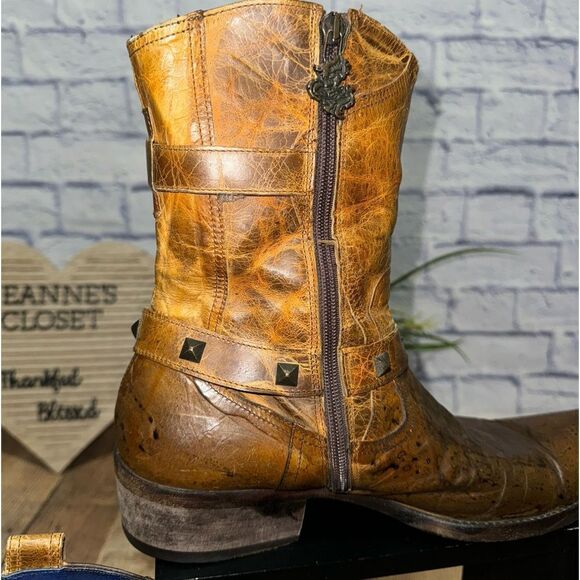Mark Nason Rock Never Dies 67417 Brown Men’s Zip Boots Size 7 main image 14